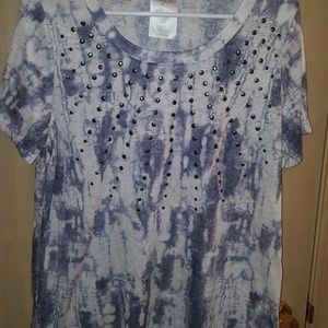Womens plus sz 14/16 Avenue tie dye t shirt